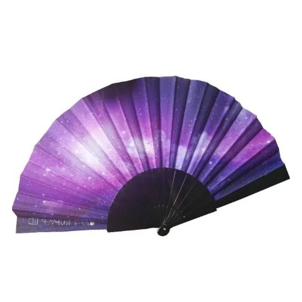 Abanico galaxia personalizado, nebulosa morada